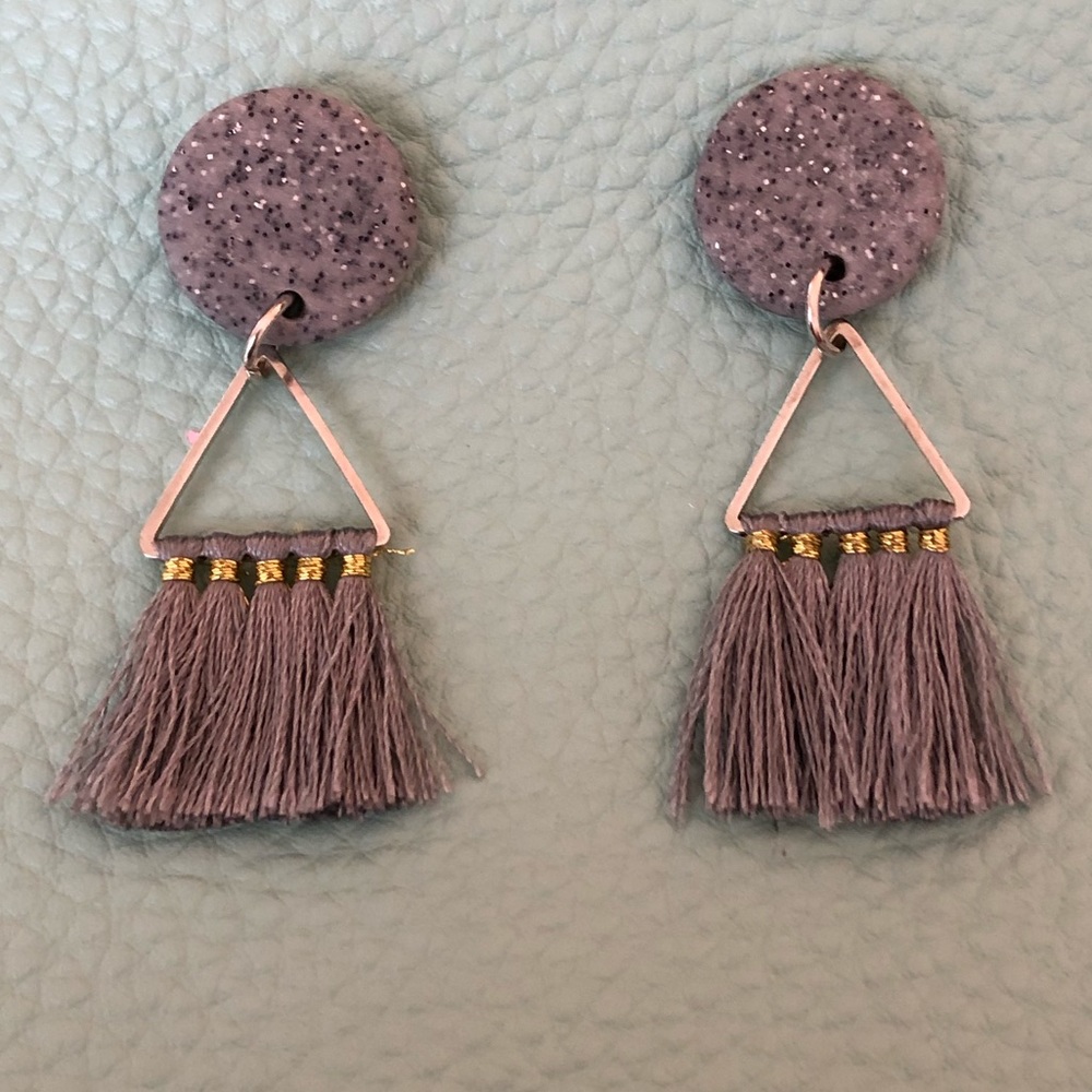 NWT dangle tassel earrings